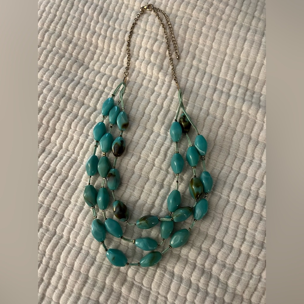 Turquoise Beaded Necklace